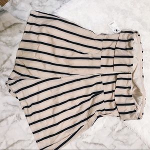 AKIRA Stripped Romper Size M
